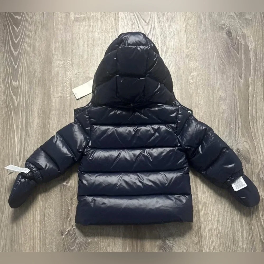 NWT Ralph Lauren Dark Blue Quilted Jacket Size 9 months